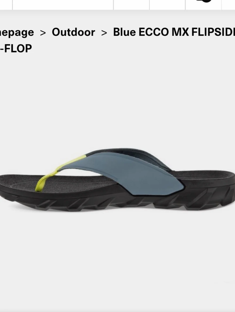 Ecco MX Flipslider Flip-Flop Size 37 Womens 3/3.5